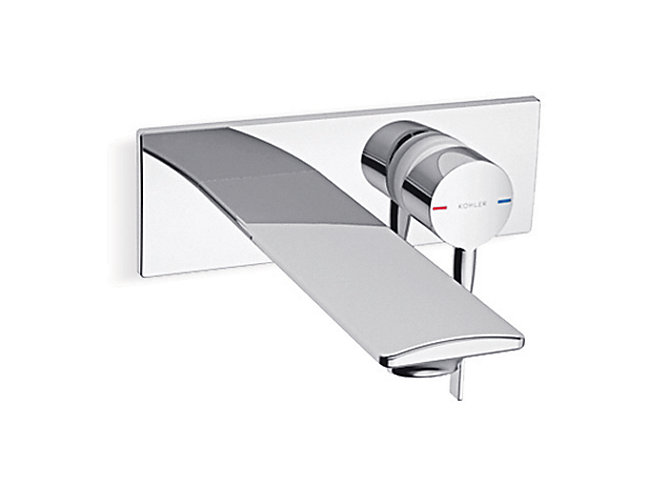 Kohler - Stance  Wall Mount Lavatory Faucet In Polished Chrome